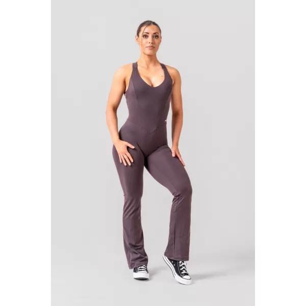  Figurformender, ausgestellter Overall OWN THE GYM 397 BROWN Nebbia 