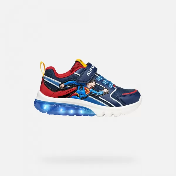  Turnschuhe für Jungen GEOX CIBERDRON J56LBD05411C0200 BLAU 