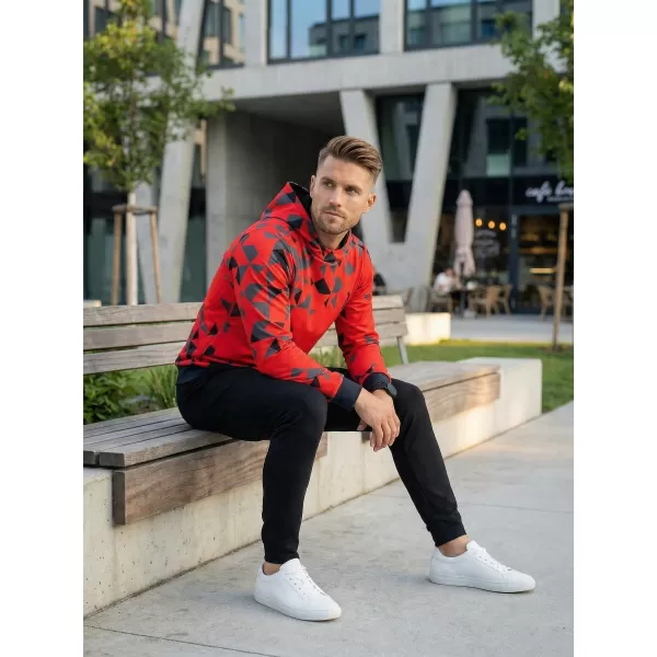  Hochwertiges Funktions-Sweatshirt für Herren ALTISPORT VOJ/ALM108MI01 ROT 
