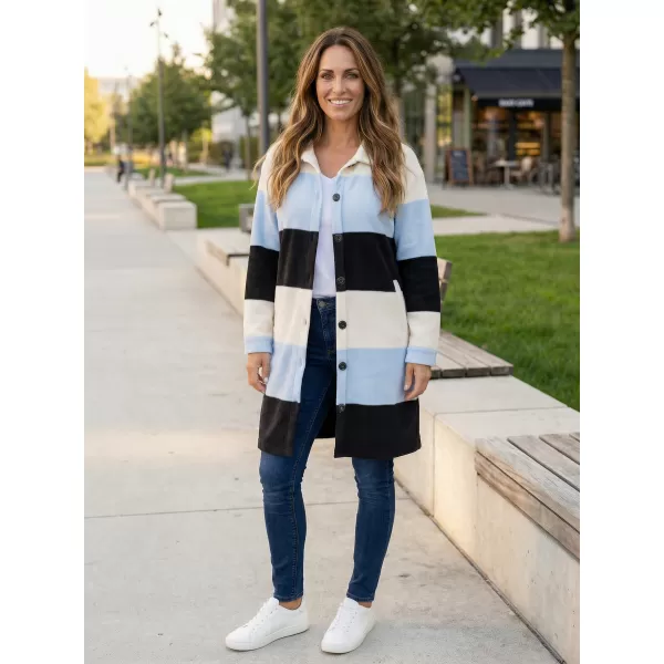  Damenmantel KIXMI VENYA BLAU 