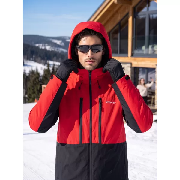  Herren-Winterjacke ALTISPORT GALLANT ROT 