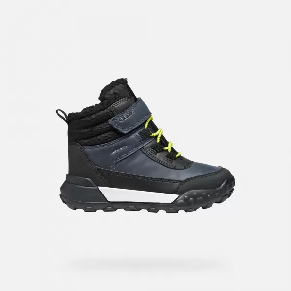  Stiefeletten für Jungen GEOX TREKKYUP ABX J46MBE0MEMSC0749 DUNKELBLAU 