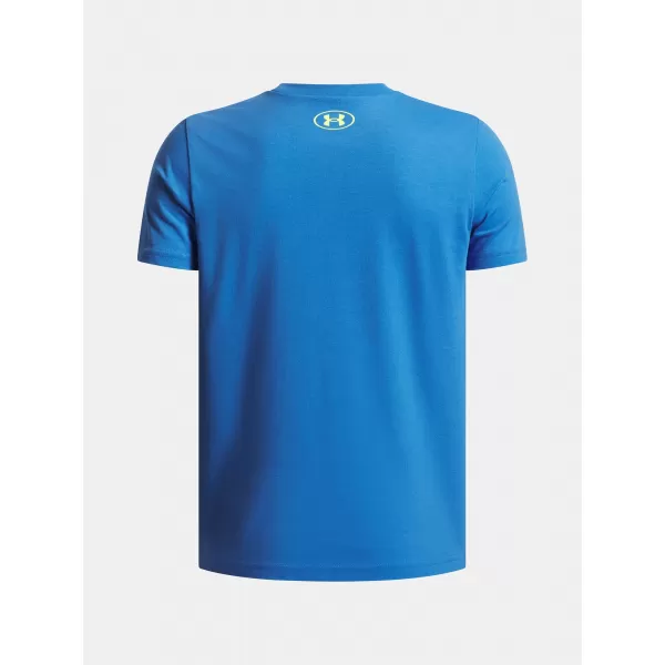  T-Shirt für Jungen UNDER ARMOUR OVERLAY WM SS BLAU 
