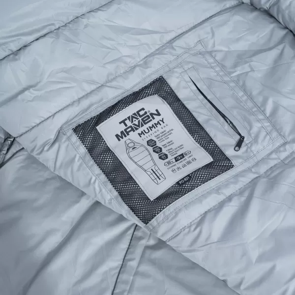  Schlafsack PENTAGON MUMMY SLEEPING BAG 360GR/M² D19003 BRAUN GRAU/MIX 