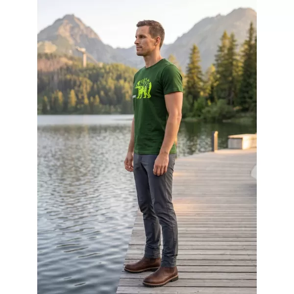  Herren t -Shirt mit kurzen Ärmeln ALTISPORT ALM193129 FLASCHE 