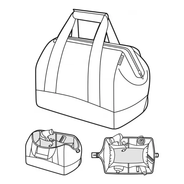  Tasche REISENTHEL ALLROUNDER M TWIST SILBER 