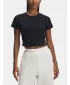 Damen-T-Shirt UNDER ARMOUR UA RIVAL RIB BABY TEE 6000264-001 SCHWARZ