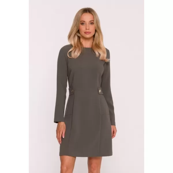  Kleid STYLOVE S419 KHAKI 