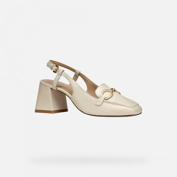  Damenschuhe mit Absatz GEOX CORONILLA CREMIG 