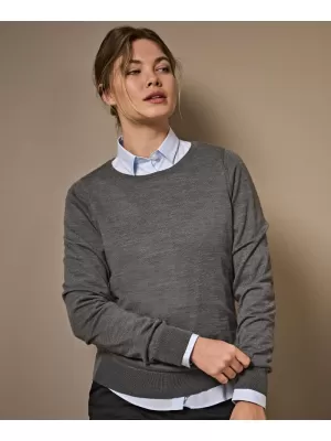 Damenpullover TEE JAYS | TJ 6006 GRAUE MELANGE