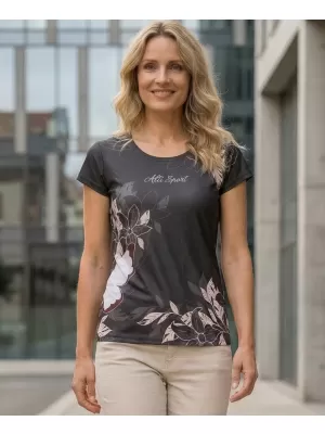 Frauen Freizeit t -Shirt Premium ALTISPORT VOJ/ALW119TR06 SCHWARZ