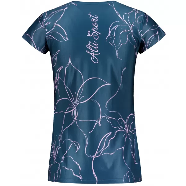  Damen Freizeitshirt Premium ALTISPORT VOJ/ALW100TR06 DUNKELBLAU/ROSA 