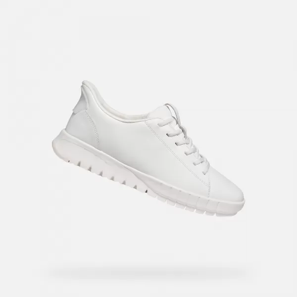  Damen-Sneaker GEOX FLEXTRIDE PLUS G009594 WEIß 