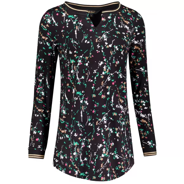  Langes T-Shirt für Damen ALTISPORT GUSSIE SCHWARZ 