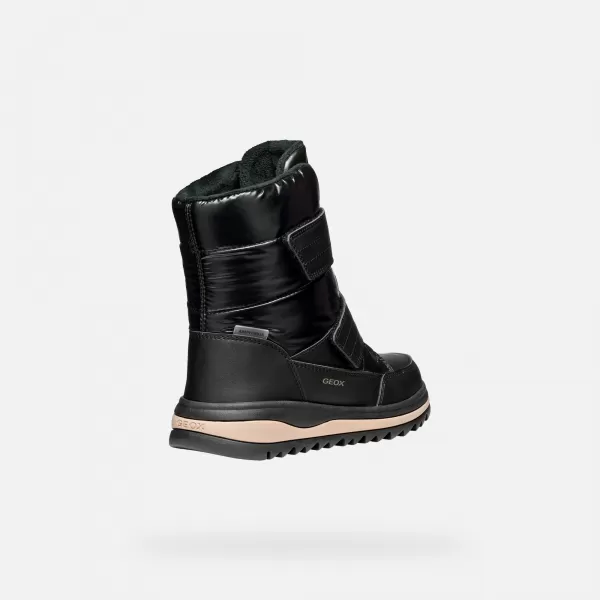  Winterstiefel für Mädchen GEOX ADELHIDE AB J56EWA0LVNFC9999 SCHWARZ 