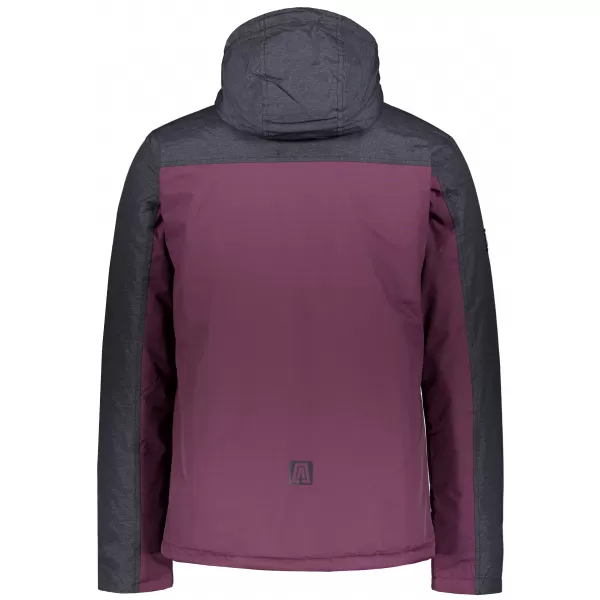  Herren-Winterjacke ALTISPORT NEROM BURGUND 