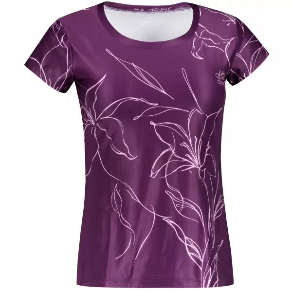  Damen Freizeitshirt Premium ALTISPORT VOJ/ALW100TR06 FUCHSIE 
