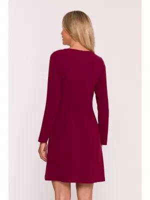 Kleid STYLOVE S419 KASTANIENBRAUN