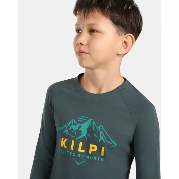  T-Shirt für Jungen KILPI VERATI-JB ZJ0301KI DUNKELGRÜN 