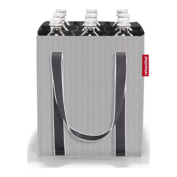  Tasche REISENTHEL BOTTLEBAG FISCHGRÄTENGRAU 