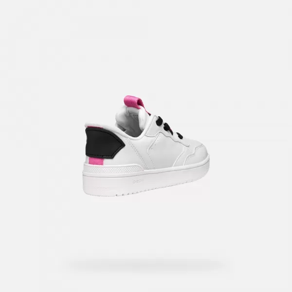  Mädchen-Sneaker GEOX WASHIBA FAST IN J56NSA05415C0563 WEIß 