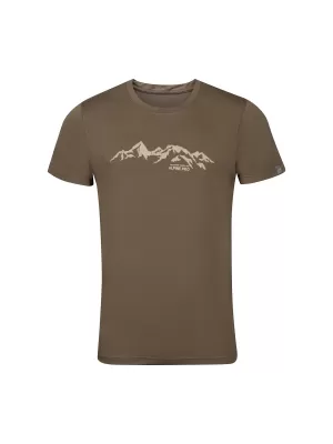 Herren -funktionales Hemd ALPINE PRO LYOR GRAU