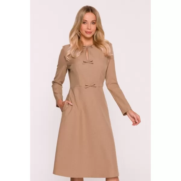  Kleid STYLOVE S413 BEIGE 