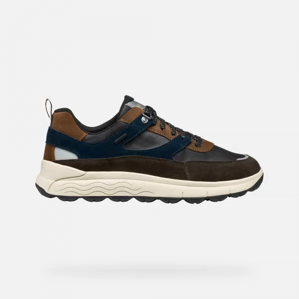  Herren-Sneaker GEOX SPHERICA 4X4 B ABX G011290 DUNKELBRAUN 