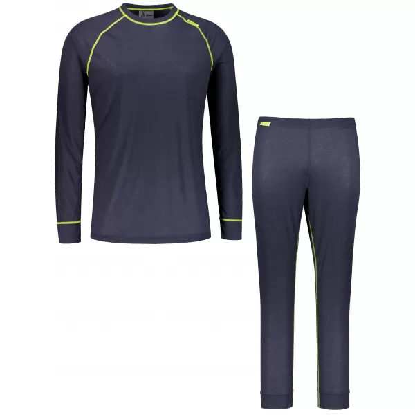  Herren-Thermoset ALTISPORT GAIN DUNKELGRAU/LIMONE 