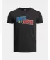 T-Shirt für Jungen UNDER ARMOUR UA OVERLAY WM SS 6005069-001 SCHWARZ