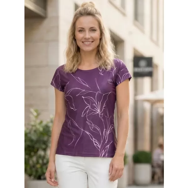  Damen Freizeitshirt Premium ALTISPORT VOJ/ALW100TR06 FUCHSIE 