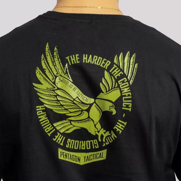 T-Shirt PENTAGON AGERON EAGLE K09012 SCHWARZ 
