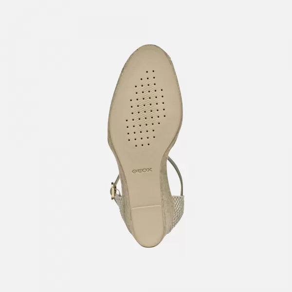  Damensandalen GEOX GELSA LOW HELLGRÜN 