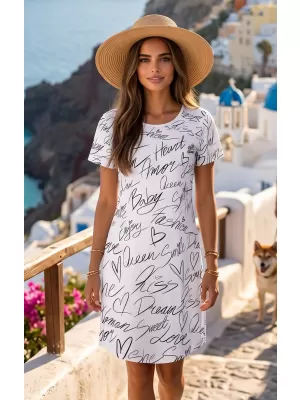 Erweitertes Premium-T-Shirt für Damen ALTISPORT VOJ/ALW084SAT02 WEIß