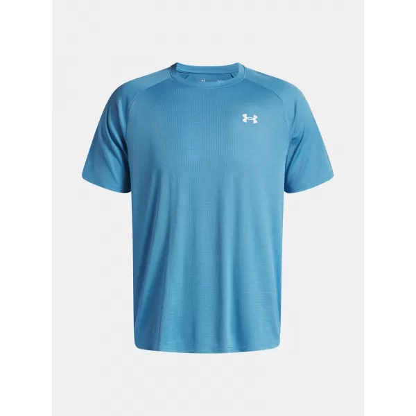  Herren-T-Shirt UNDER ARMOUR UA TECH TEXTURED SS 1382796-453 BLAU 