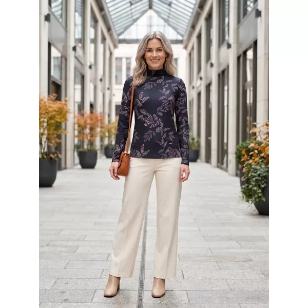 Rollkragenpullover für Damen ALTISPORT GERDA SCHWARZ 