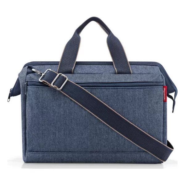  Tasche REISENTHEL ALLROUNDER S POCKET FISCHGRÄTENMUSTER DUNKELBLAU 