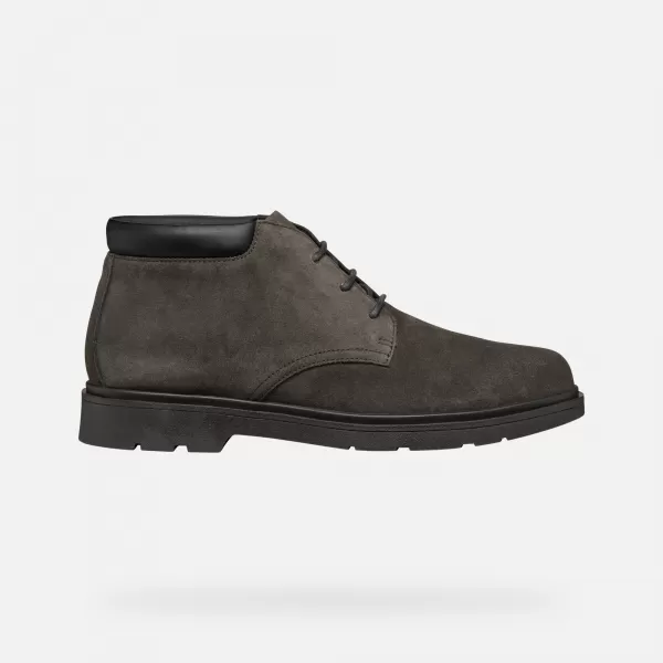  Herrenschuhe GEOX SPHERICA EC1 G006529 DUNKELGRAU 