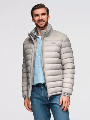 Jacke OMBRE OM-JALP-0231 HELLGRAU