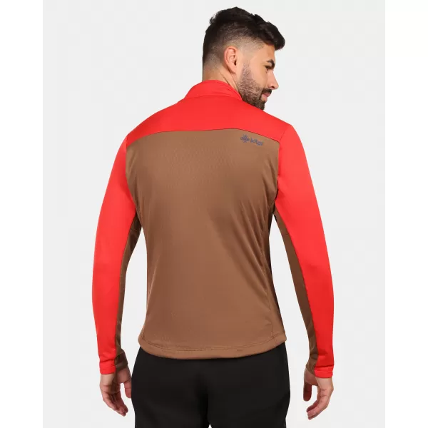  Fleece-Sweatshirt für Herren KILPI ERIN-M ZM0206KI BRAUN 