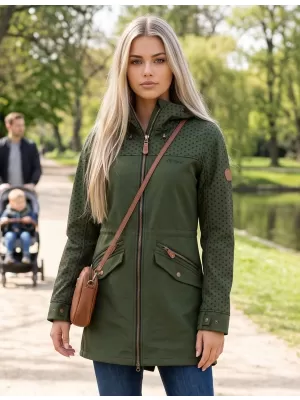 Frauen -Softshelljacke für Frauen ALTISPORT GEMEE KHAKI