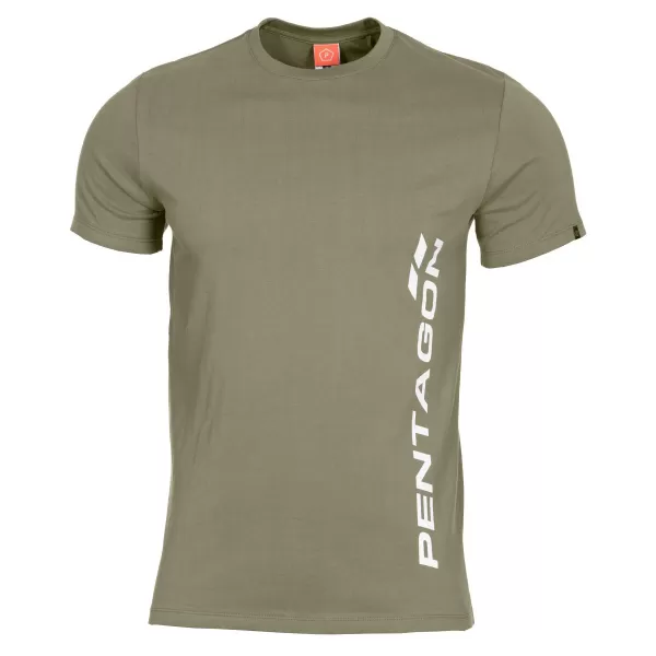  T-Shirt PENTAGON VERTICAL K09012 OLIVGRÜN 