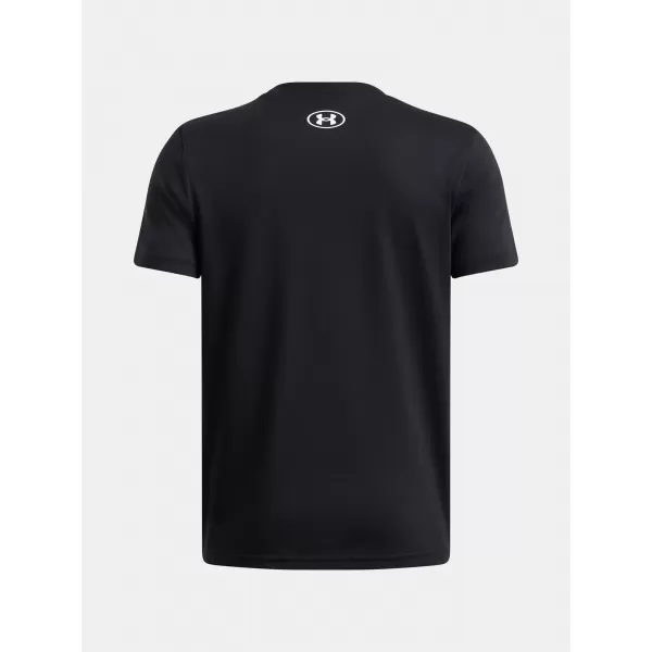  T-Shirt für Jungen UNDER ARMOUR UA B LOGO WORDMARK SS 1389963-001 SCHWARZ 