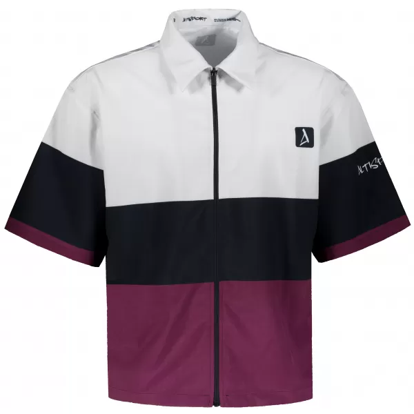  Premium-Herrenhemd ALTISPORT VOJ/ALM051KOS01 BURGUND 