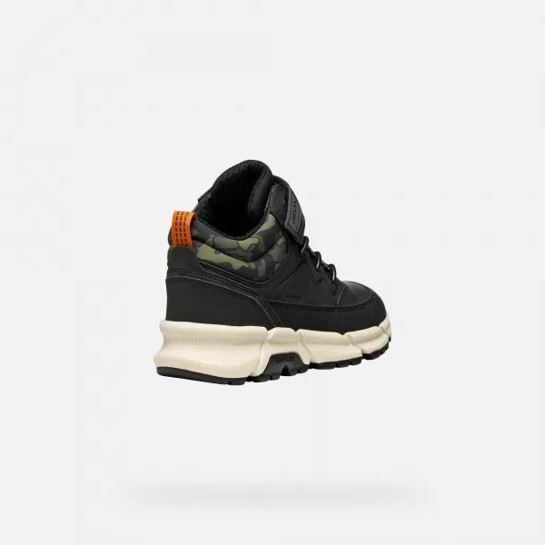 Stiefeletten für Jungen GEOX FLEXYPER PLUS J36LCG0MEMNC0033 SCHWARZ 