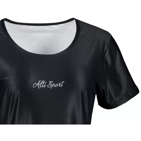  Damen erweitert T -Shirt Premium ALTISPORT VOJ/ALW075SAT02 SCHWARZ 