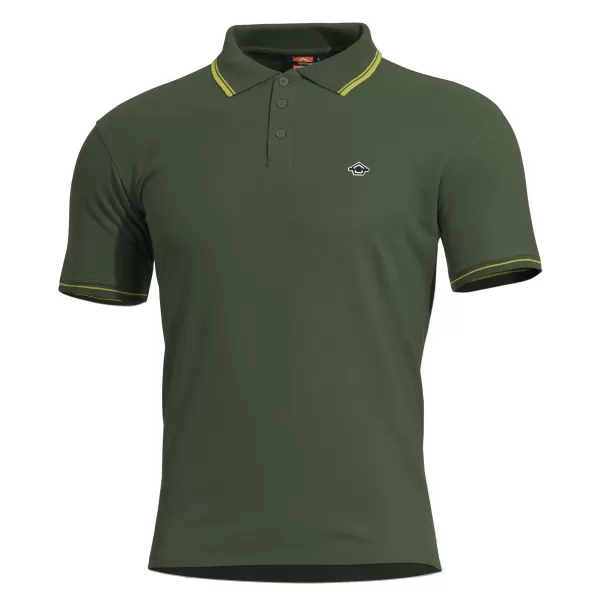  T-Shirt PENTAGON ANIKETOS POLO K09011 SPRINGBOCK GRÜN 