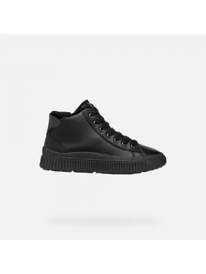 Mädchen-Sneaker GEOX LAQUINNY J46M3G00085C9999 SCHWARZ