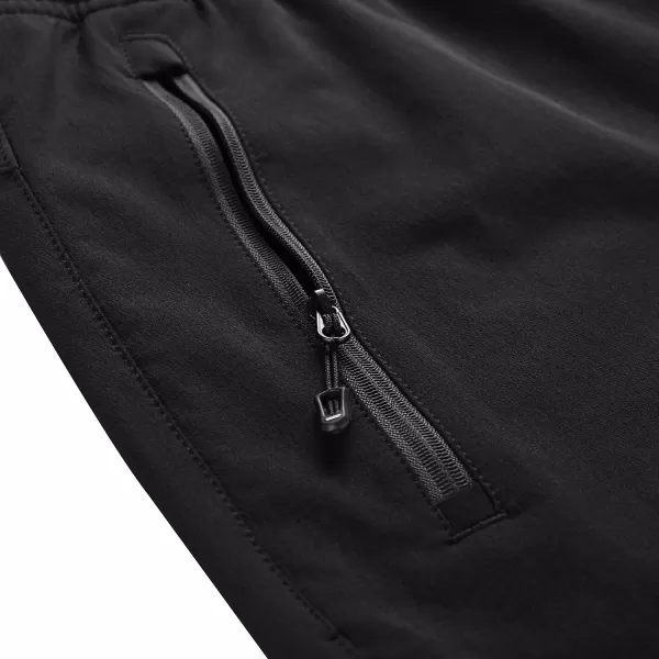  Herren -Softshellhosen ALPINE PRO HURF 2 SCHWARZ 