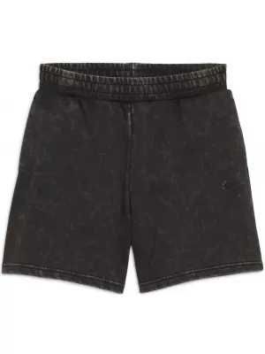 Damen-Shorts PUMA ESS ELEVATED WASH HIGH-WAIST SHORTS 5" TR 68810501 PUMA SCHWARZ